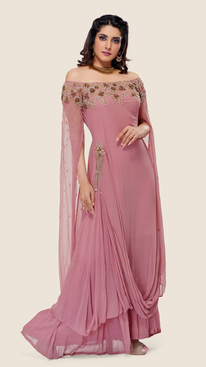 Full Sleeve Stitched Ladies Indo Western Dress, Party Wear at Rs 2100 in  Kolkata